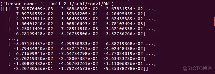 Tensorflow 模型文件结构、模型中Tensor查看_文件保存